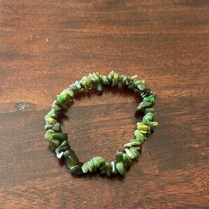 Authentic stretchable Jade bracelet